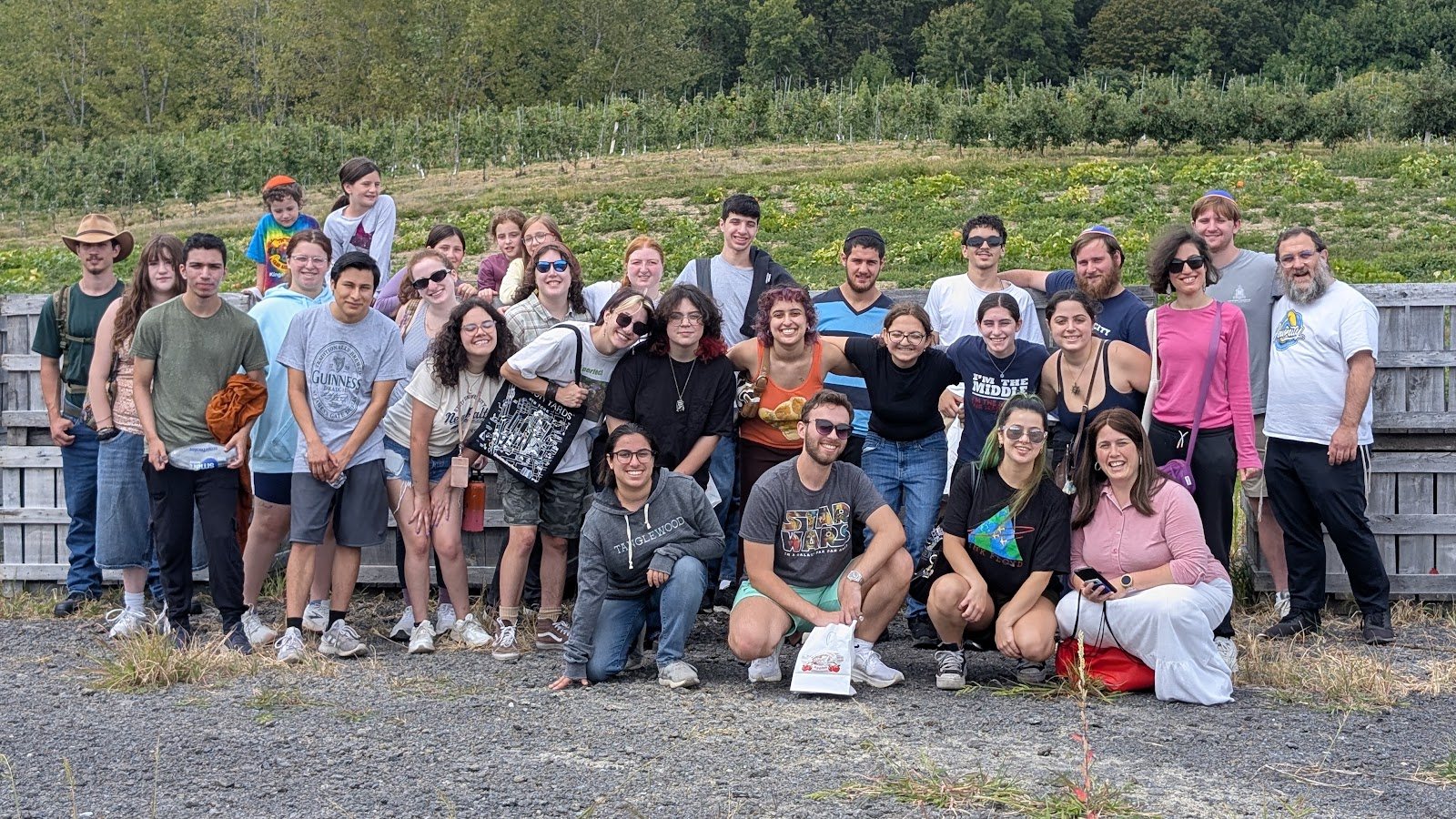 JewPaltz students on the annual apple picking trip